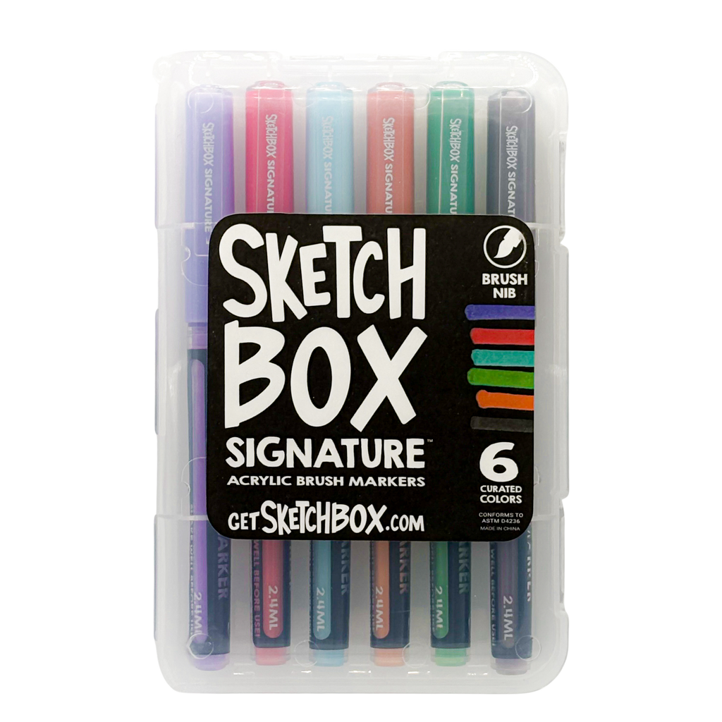 SketchBox Signature Paint Marker- 6 Set