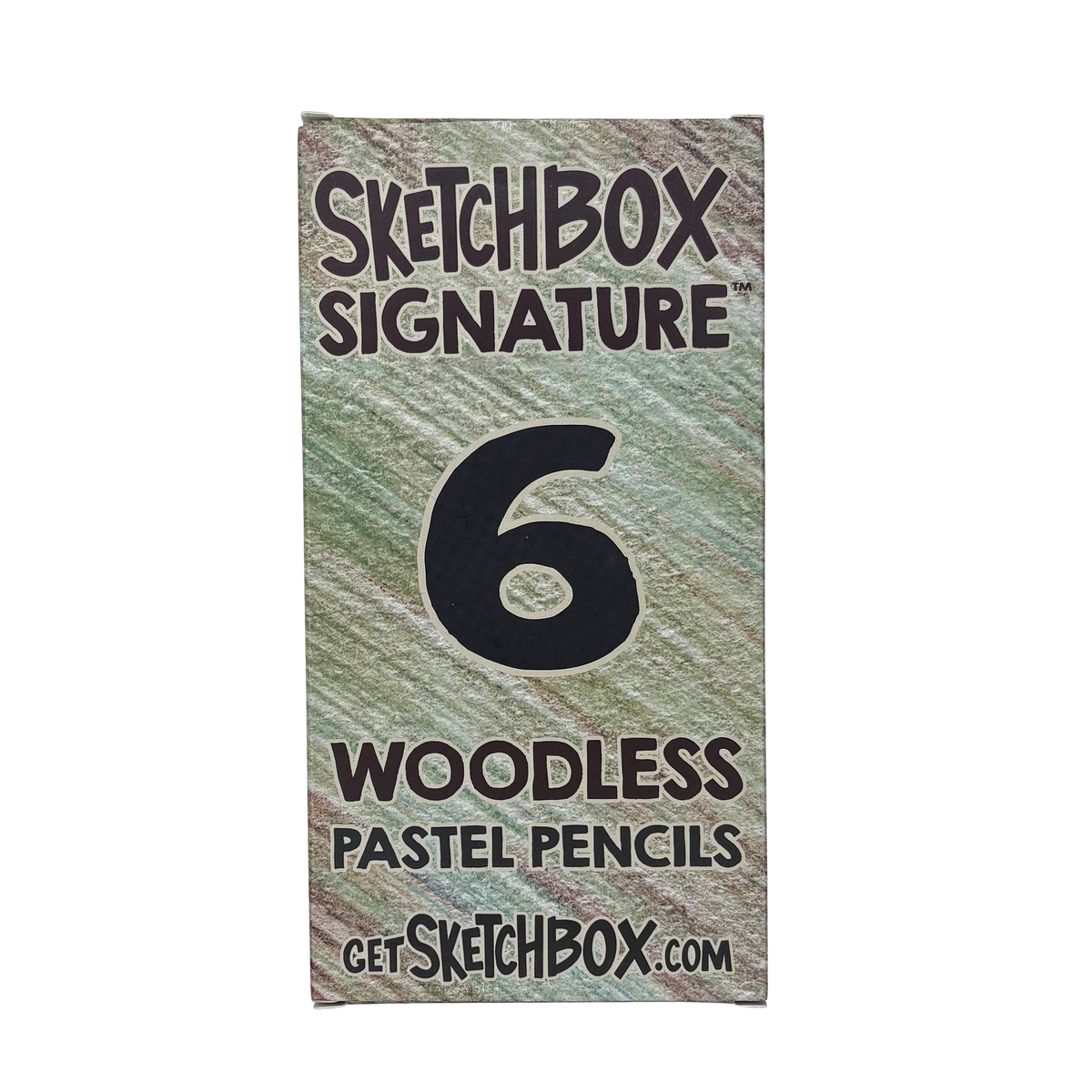 SketchBox Signature Woodless Pastel Pencil 6 Set