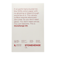 Stonehenge Artist Oil Paper Pad, White 4x6 (12 Sheets)