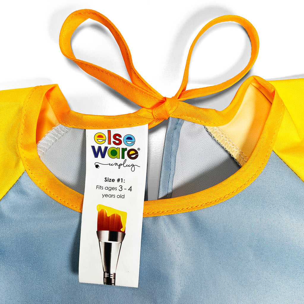 Art Smock with Pocket (Ages 3-6, 2 Sizes) Kid-Friendly
