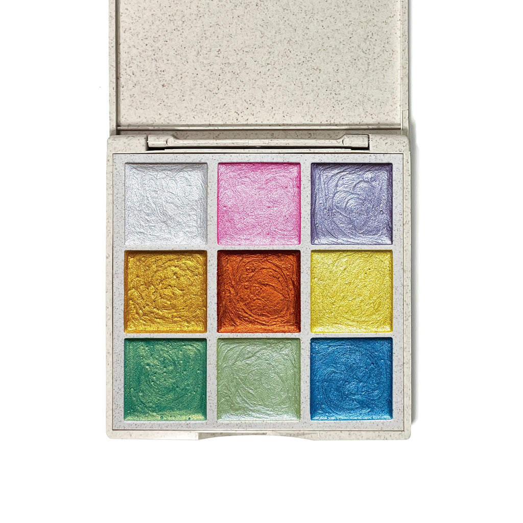 Metallic Watercolors – Wheat Straw Palette
