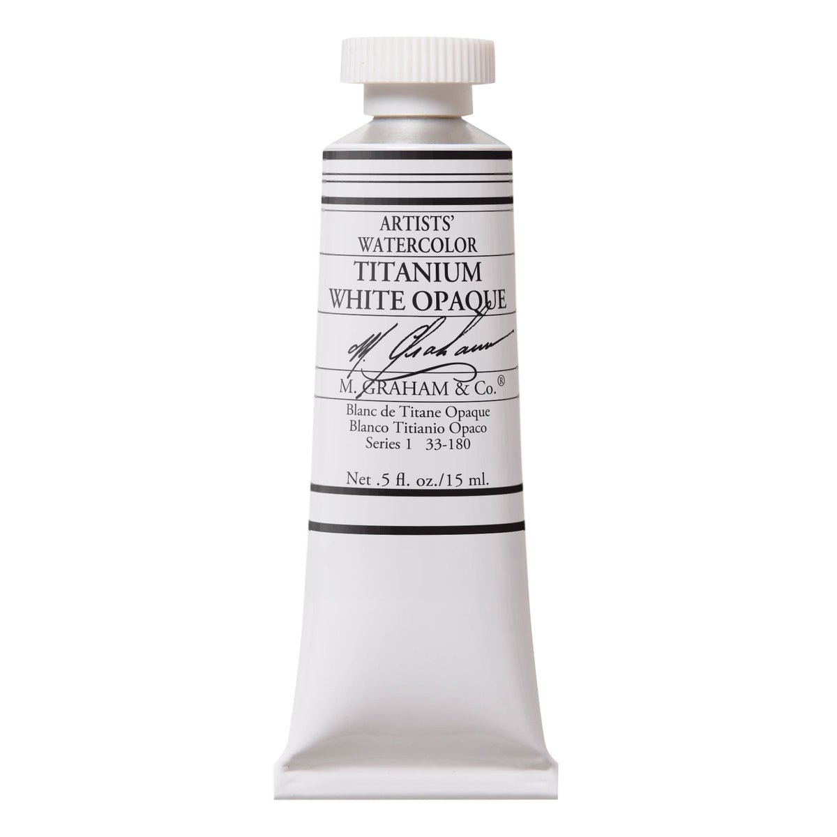 M Graham Watercolor 15ml- Titanium White