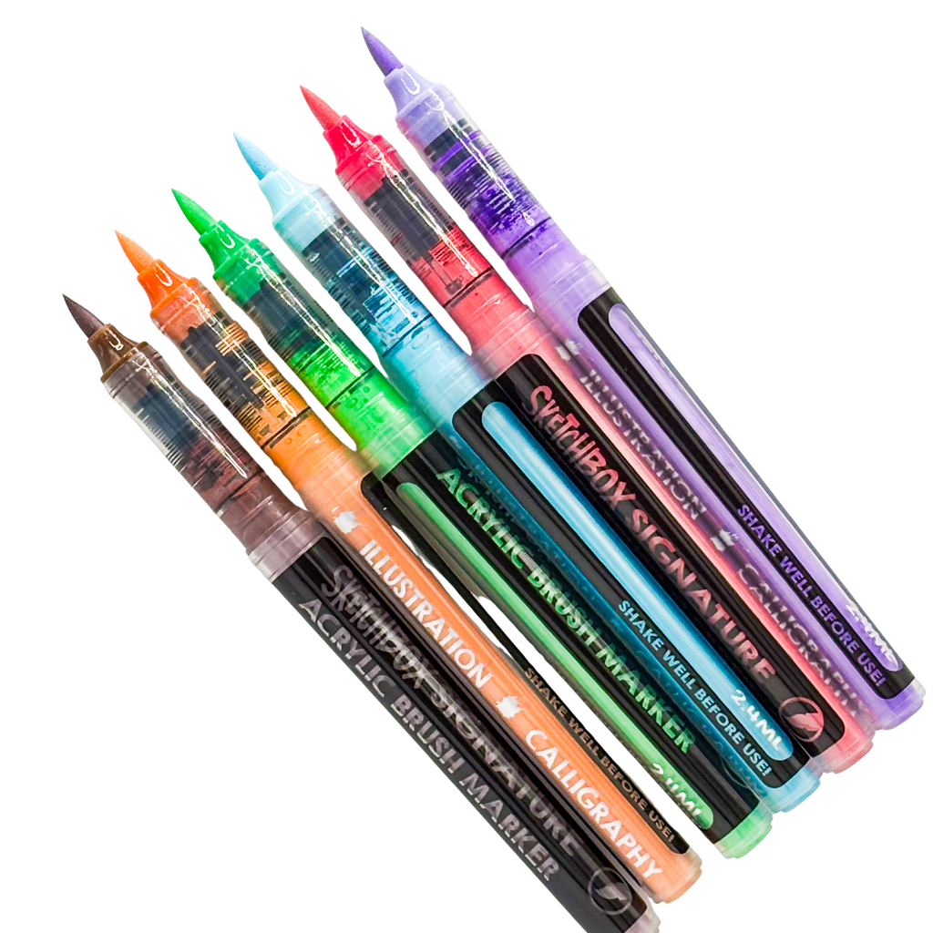 SketchBox Signature Paint Marker- 6 Set